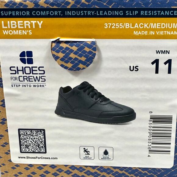 NEW Shoes for Crews Womens Liberty Work Shoes Size 11M Sneakers w/Original Box - Picture 2 of 11